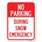 Signmission No Parking-During Snow Emergency Heavy-Gauge Alum Rust Proof Parking Sign, 18" x 24", A-1824-23811 A-1824-23811 - alternate 1